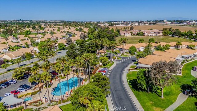 543 Northwood Ave, Banning, CA 92220 - aerial view of residential area with a pool