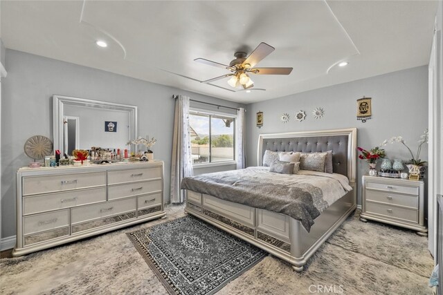 2346 Royal Ave Unit 9, Simi Valley, CA 93065 - bedroom with ceiling fan and recessed lighting