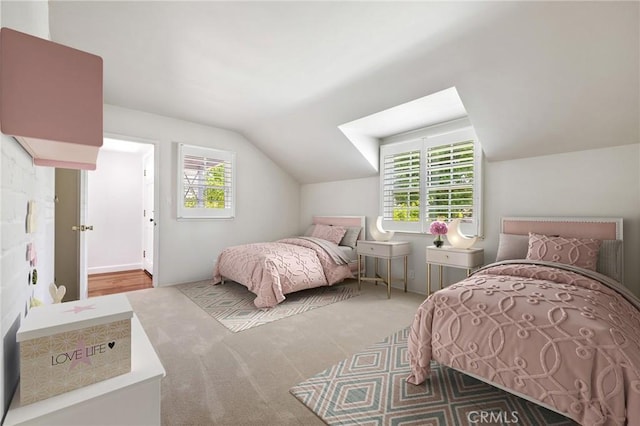 5023 Stern Ave, Sherman Oaks, CA 91423 - carpeted bedroom with vaulted ceiling