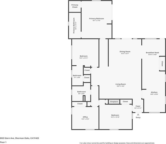 5023 Stern Ave, Sherman Oaks, CA 91423 - home floor plan