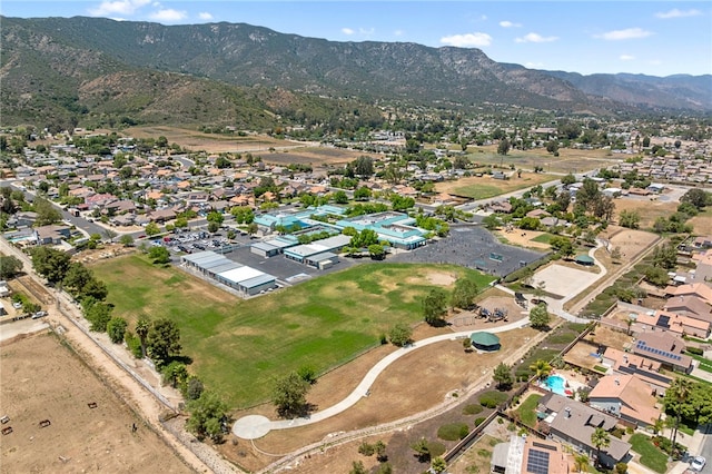 32725 Trailwood Ct, Wildomar, CA 92595 - aerial view of property and surrounding area with a mountainous background
