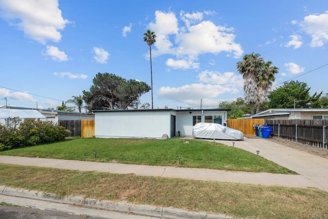 6252 Lake Albano Ave, San Diego, CA 92119 - view of front of house with driveway