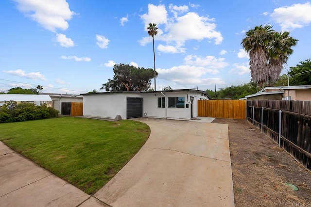 6252 Lake Albano Ave, San Diego, CA 92119 - view of front of home featuring concrete driveway, stucco siding, and a garage