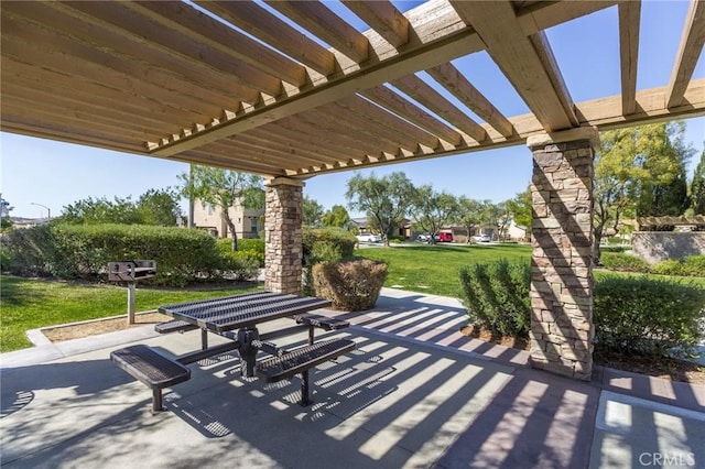29590 Rawlings Way, Lake Elsinore, CA 92530 - view of patio featuring a pergola
