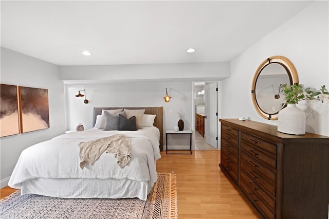 2662 Salmon Dr, Los Alamitos, CA 90720 - bedroom with light wood finished floors and recessed lighting