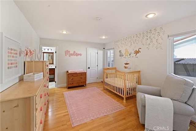 2662 Salmon Dr, Los Alamitos, CA 90720 - bedroom featuring light wood finished floors and recessed lighting