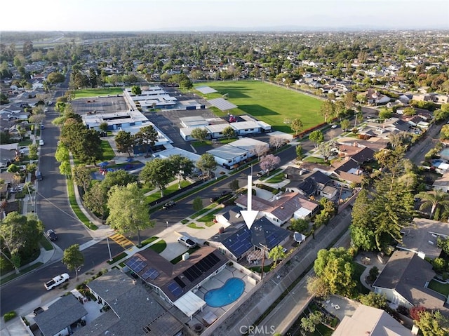2662 Salmon Dr, Los Alamitos, CA 90720 - aerial view of property and surrounding area with nearby suburban area