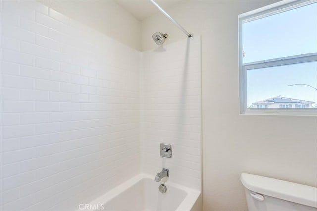 13119 Lancaster St, Hesperia, CA 92344 - bathroom with toilet, healthy amount of natural light, and  shower combination