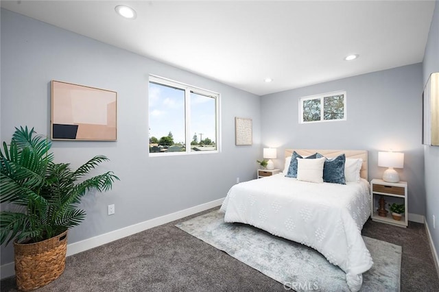 1223 W 90th St, Los Angeles, CA 90044 - bedroom with carpet, baseboards, and recessed lighting