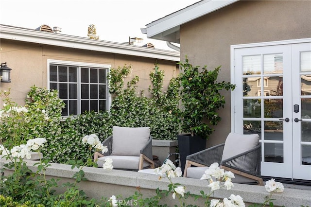 1307 Oxford Ln, Newport Beach, CA 92660 - view of patio with french doors