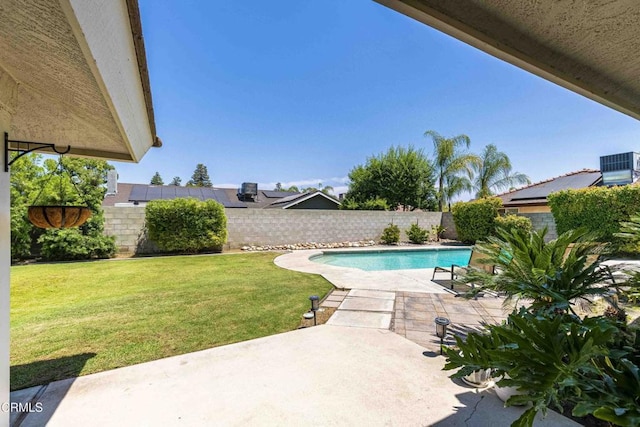 14000 Castlemaine Ave, Bakersfield, CA 93314 - view of pool with a patio area and a fenced backyard