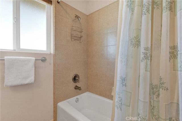 19410 Allegheny Ct, Apple Valley, CA 92307 - bathroom with shower / bath combination with curtain