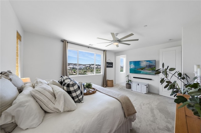 32325 Hillstone St, Temecula, CA 92591 - carpeted bedroom featuring ceiling fan