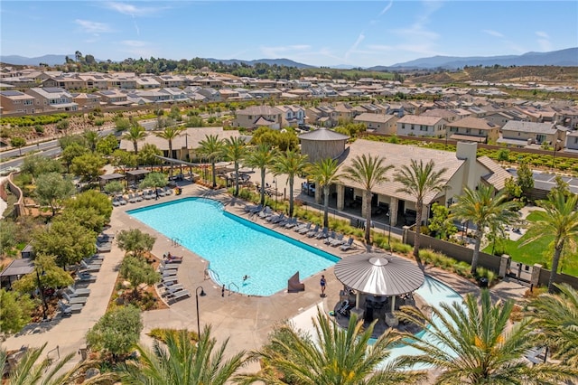 32325 Hillstone St, Temecula, CA 92591 - community pool with a residential view and a mountain view