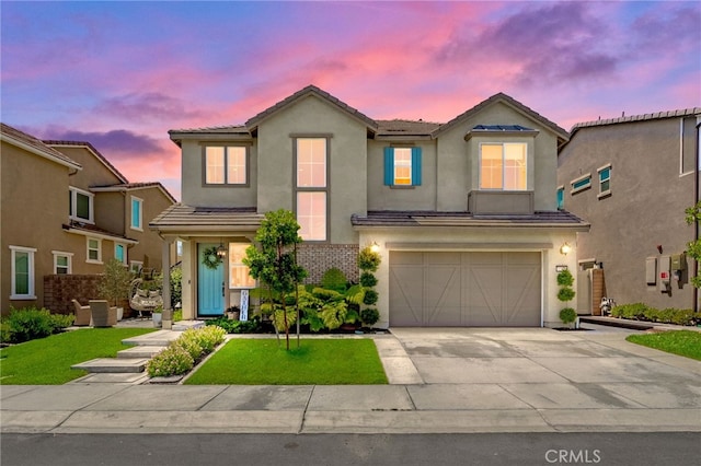 32325 Hillstone St, Temecula, CA 92591 - view of front of property featuring a tile roof, stucco siding, concrete driveway, and an attached garage