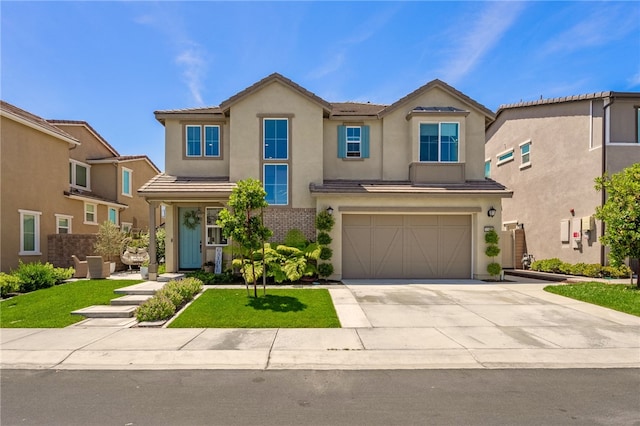 32325 Hillstone St, Temecula, CA 92591 - traditional home with stucco siding, a tile roof, concrete driveway, and an attached garage