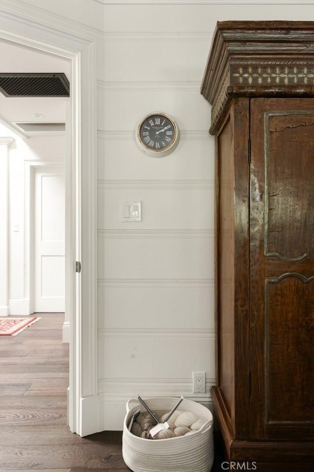 326 Ruby St, Laguna Beach, CA 92651 - detailed view of wood finished floors and a decorative wall