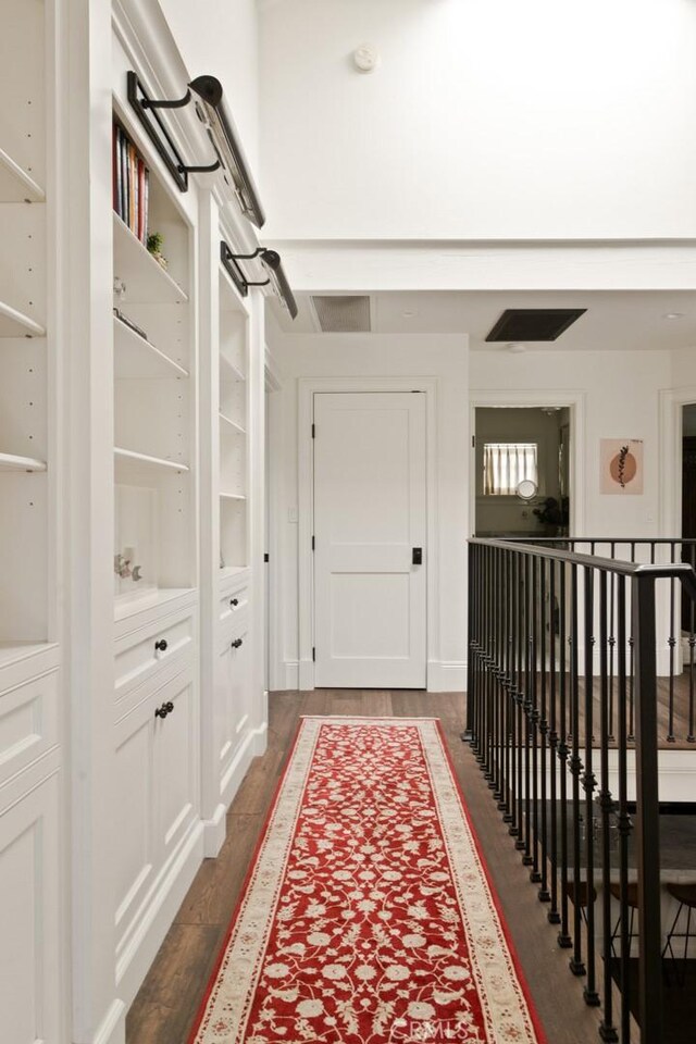 326 Ruby St, Laguna Beach, CA 92651 - hall with dark wood-style flooring