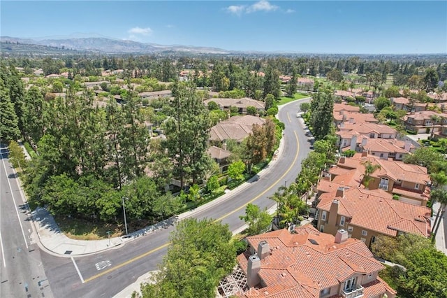 119 Gallery Way, Tustin, CA 92782 - aerial view of residential area featuring a mountain backdrop