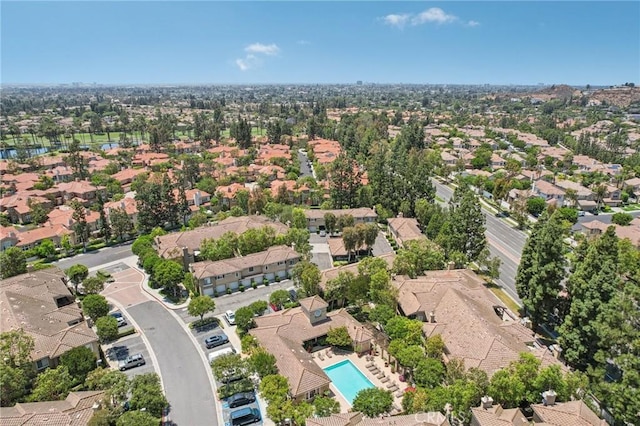 119 Gallery Way, Tustin, CA 92782 - aerial view of residential area featuring a pool