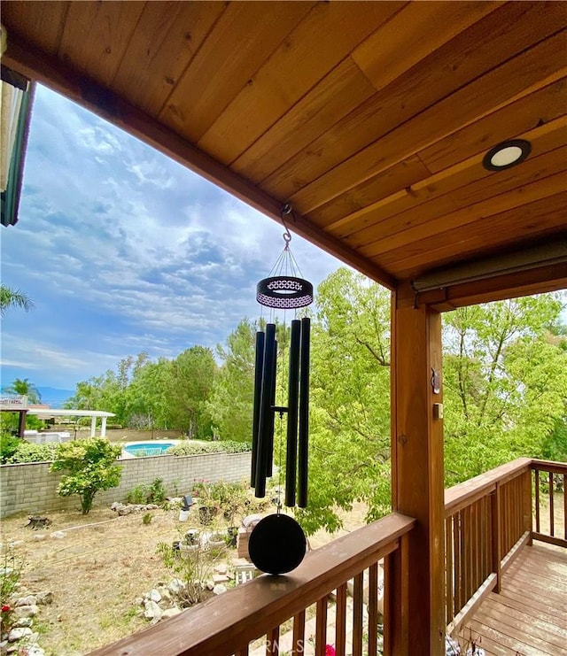 5218 Rocky Mountain Pl, Rancho Cucamonga, CA 91737 - view of wooden deck