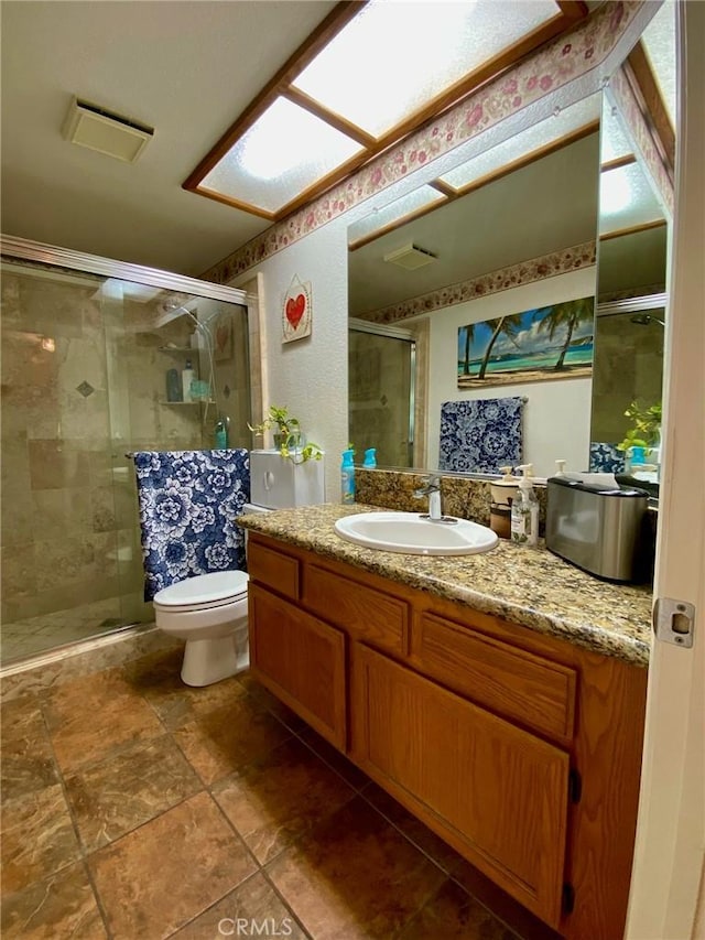 5218 Rocky Mountain Pl, Rancho Cucamonga, CA 91737 - full bath featuring a stall shower and vanity