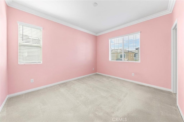 15975 Osprey Ave, Chino, CA 91708 - empty room with crown molding, light colored carpet, and baseboards