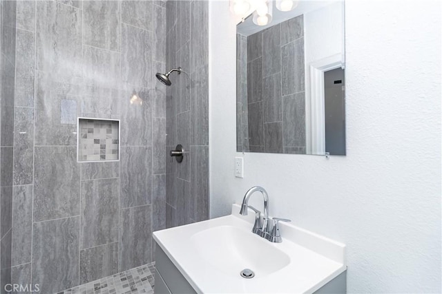 2025 Rio Vis, Needles, CA 92363 - bathroom featuring vanity and tiled shower