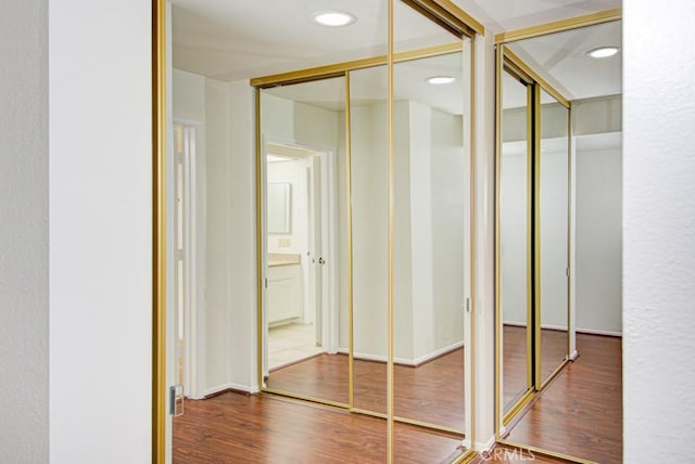 3375 Punta Alta Unit A, Laguna Woods, CA 92637 - hall featuring wood finished floors
