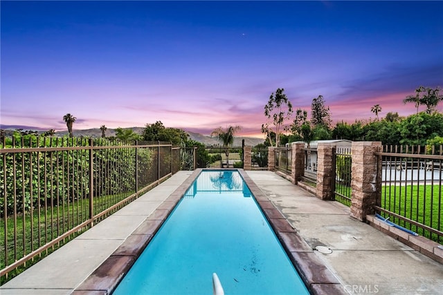 2886 Mcallister St, Riverside, CA 92503 - view of pool at dusk