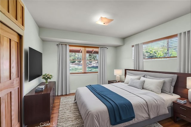 2886 Mcallister St, Riverside, CA 92503 - bedroom featuring multiple windows and wood finished floors