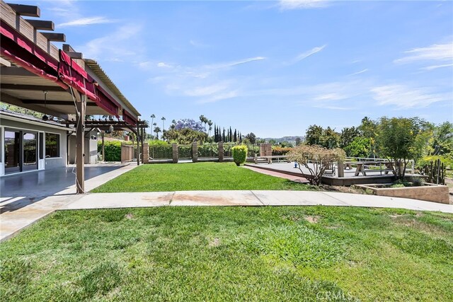 2886 Mcallister St, Riverside, CA 92503 - view of yard featuring a patio area and a deck