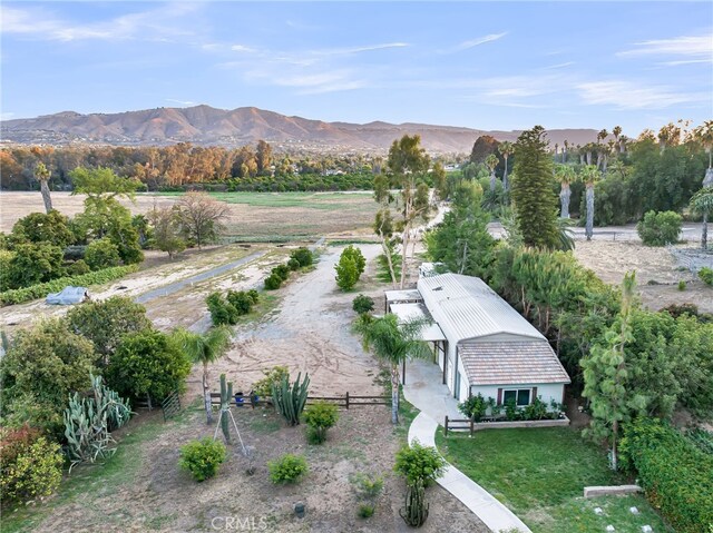 2886 Mcallister St, Riverside, CA 92503 - aerial view of property and surrounding area featuring a mountainous background