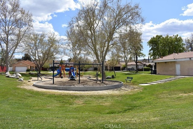 2125 Bramble Ln, Palmdale, CA 93550 - community playground featuring a lawn