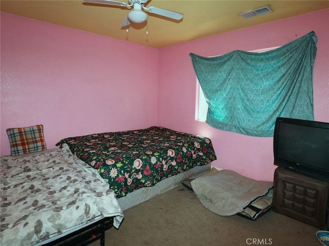 15595 34th Ave, Clearlake, CA 95422 - carpeted bedroom featuring ceiling fan