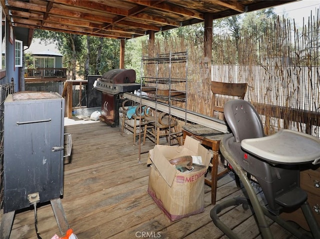 15595 34th Ave, Clearlake, CA 95422 - deck with a grill