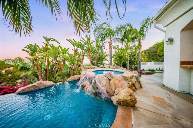 37626 Via Majorca, Murrieta, CA 92562 - view of pool with an in-ground hot tub and a patio area