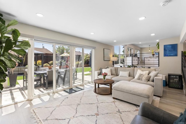 6153 Baltimore Dr, La Mesa, CA 91942 - living area with recessed lighting