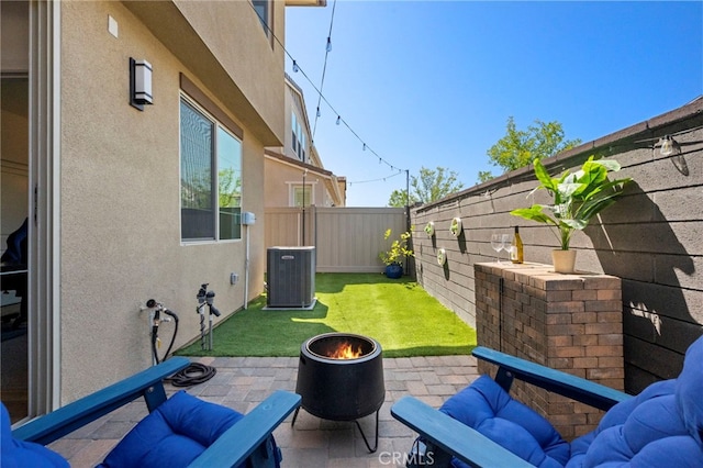 181 Moonflower Rd, Rancho Mission Viejo, CA 92694 - view of patio / terrace with central AC