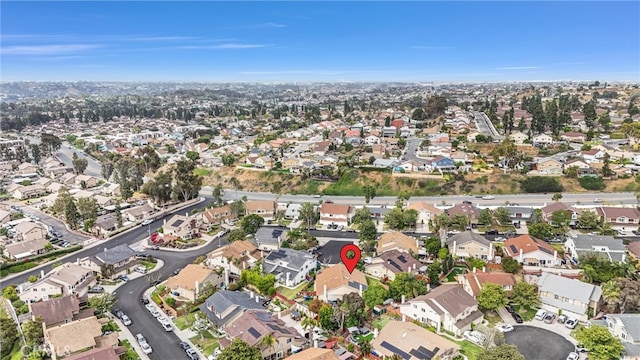 7040 Tenbury Ct, San Diego, CA 92139 - aerial view of property's location with nearby suburban area