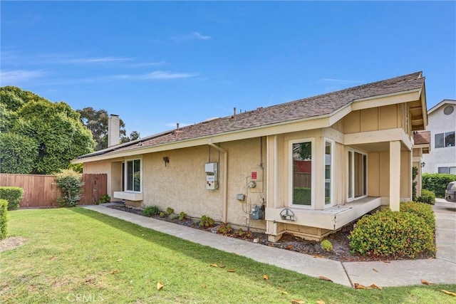 7040 Tenbury Ct, San Diego, CA 92139 - view of front of house featuring a chimney and a shingled roof
