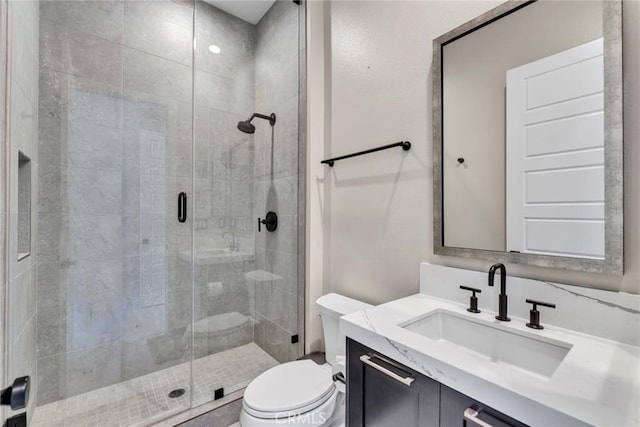 20537 W Overlook Ct, Porter Ranch, CA 91326 - full bath with a shower stall and vanity
