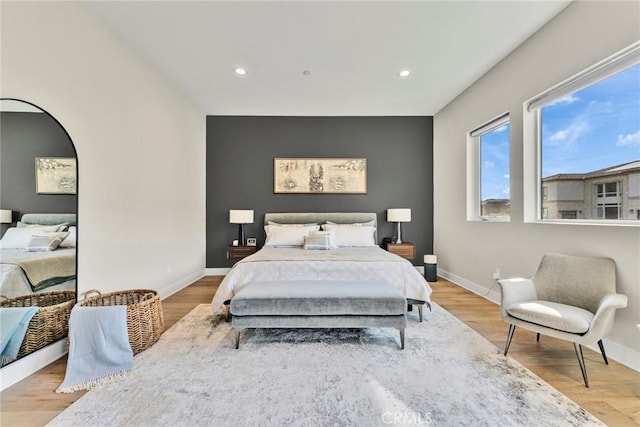 20537 W Overlook Ct, Porter Ranch, CA 91326 - bedroom with recessed lighting and light wood-style flooring