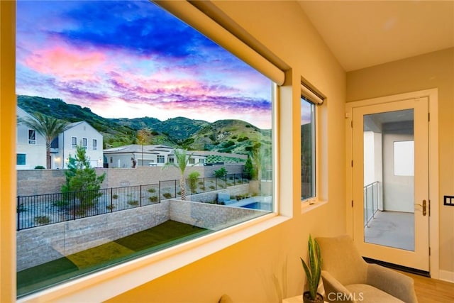 20537 W Overlook Ct, Porter Ranch, CA 91326 - balcony featuring a mountain view