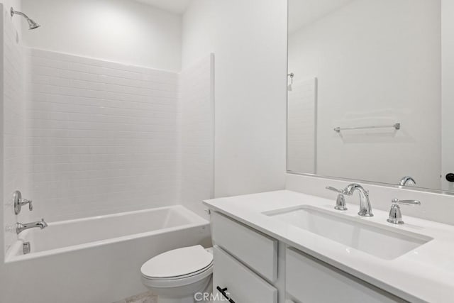 17744 Mcdowell Valley Dr, Riverside, CA 92503 - bathroom featuring toilet, vanity, and bathing tub / shower combination