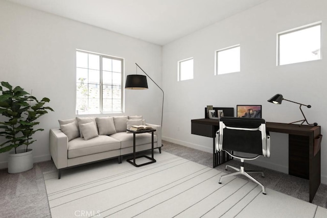 17744 Mcdowell Valley Dr, Riverside, CA 92503 - home office featuring carpet and baseboards