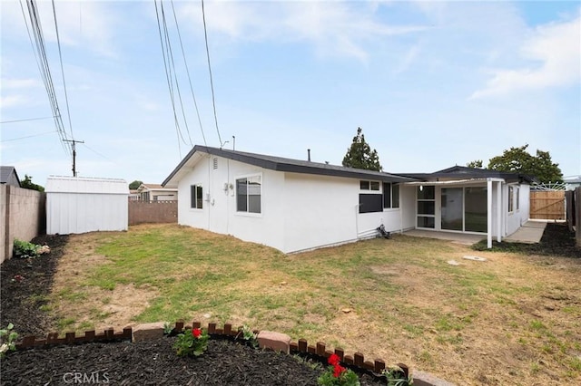12340 Dune St, Norwalk, CA 90650 - back of property with stucco siding