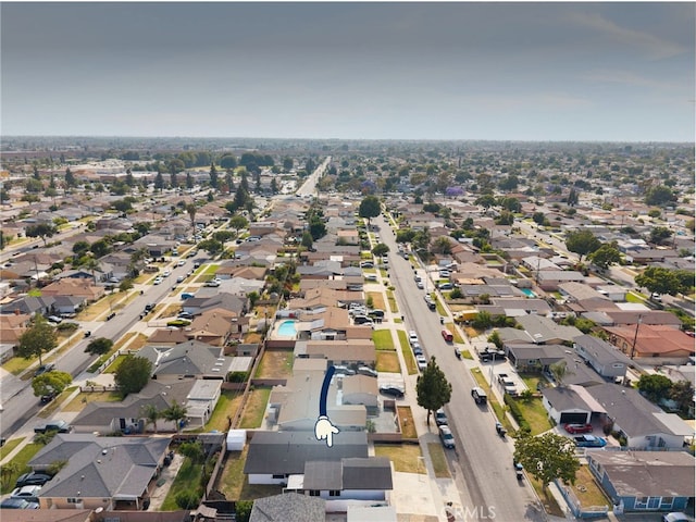 12340 Dune St, Norwalk, CA 90650 - aerial view of property and surrounding area featuring nearby suburban area