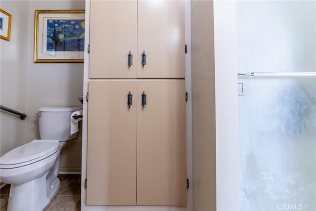 4899 Glenwood Dr, Riverside, CA 92501 - bathroom featuring toilet and tile patterned flooring