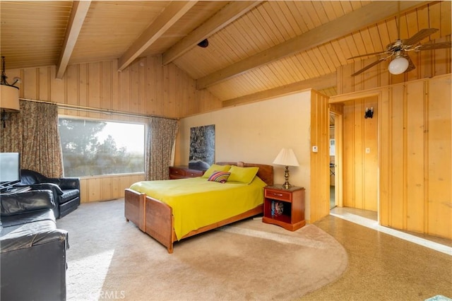 4899 Glenwood Dr, Riverside, CA 92501 - bedroom featuring wood walls